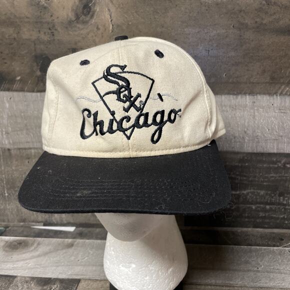 Vintage Rare Chicago Whitesox MLB Baseball #1 Apparel String Adjustable Hat Cap - Picture 1 of 13